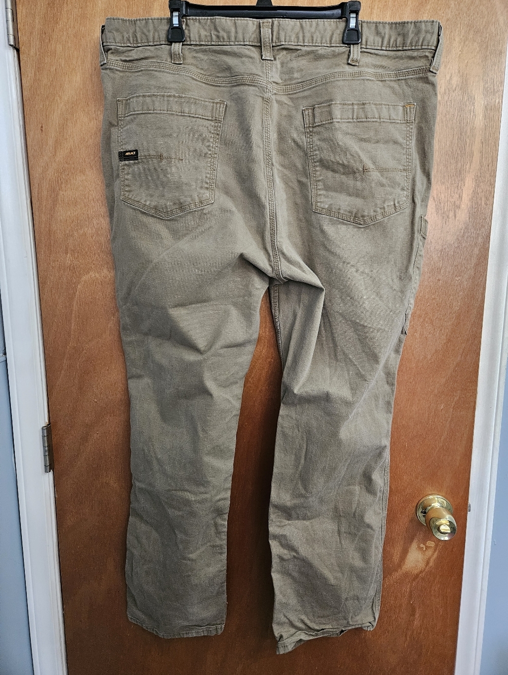 Ariat Rebar Relaxed Fit Straight  Work Pants Men’s 42x32 Khaki Tan - Picture 7 of 10
